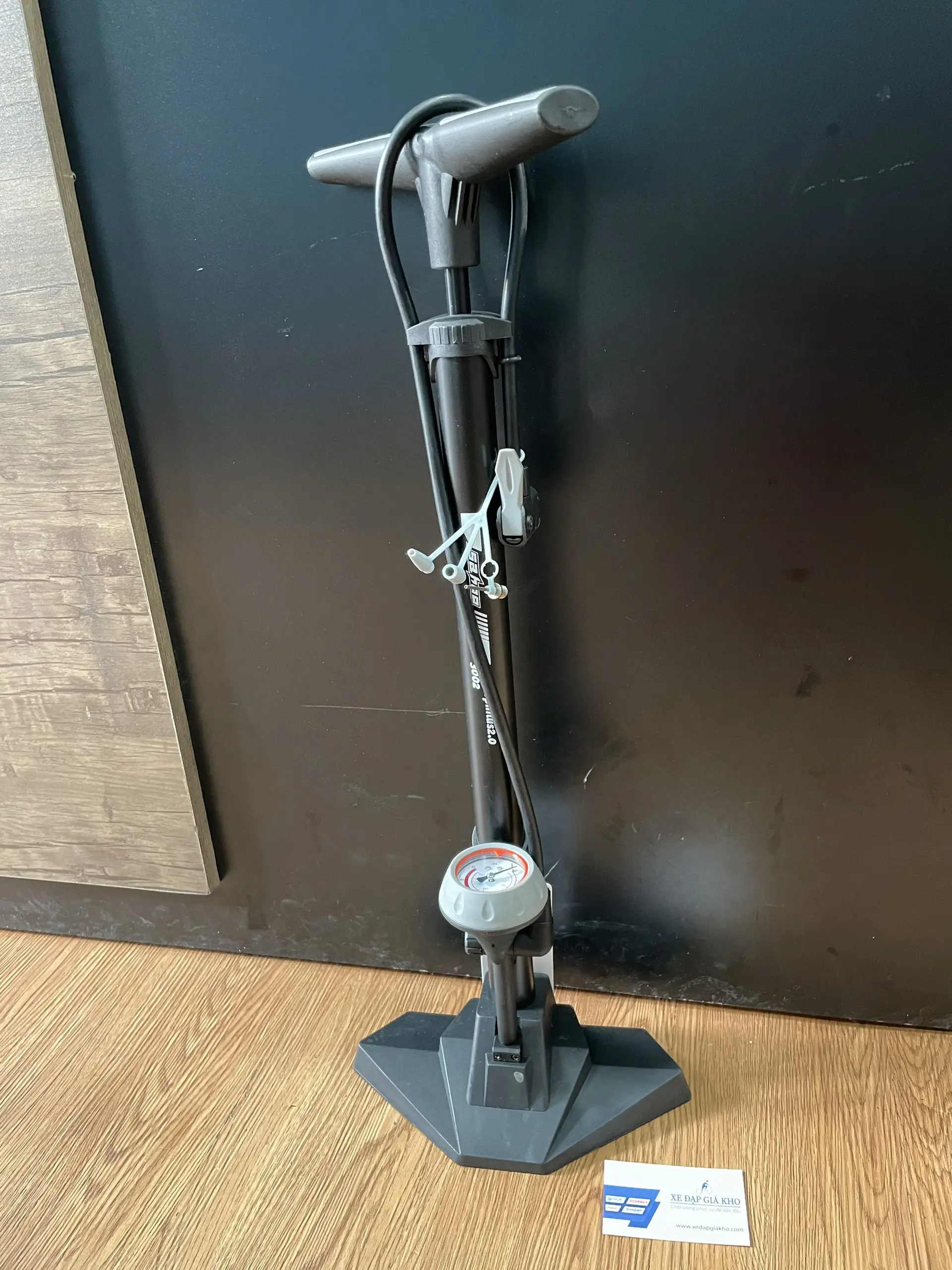 Ống Bơm Saho Có Đồng Hồ SP111 Cho Xe Đạp