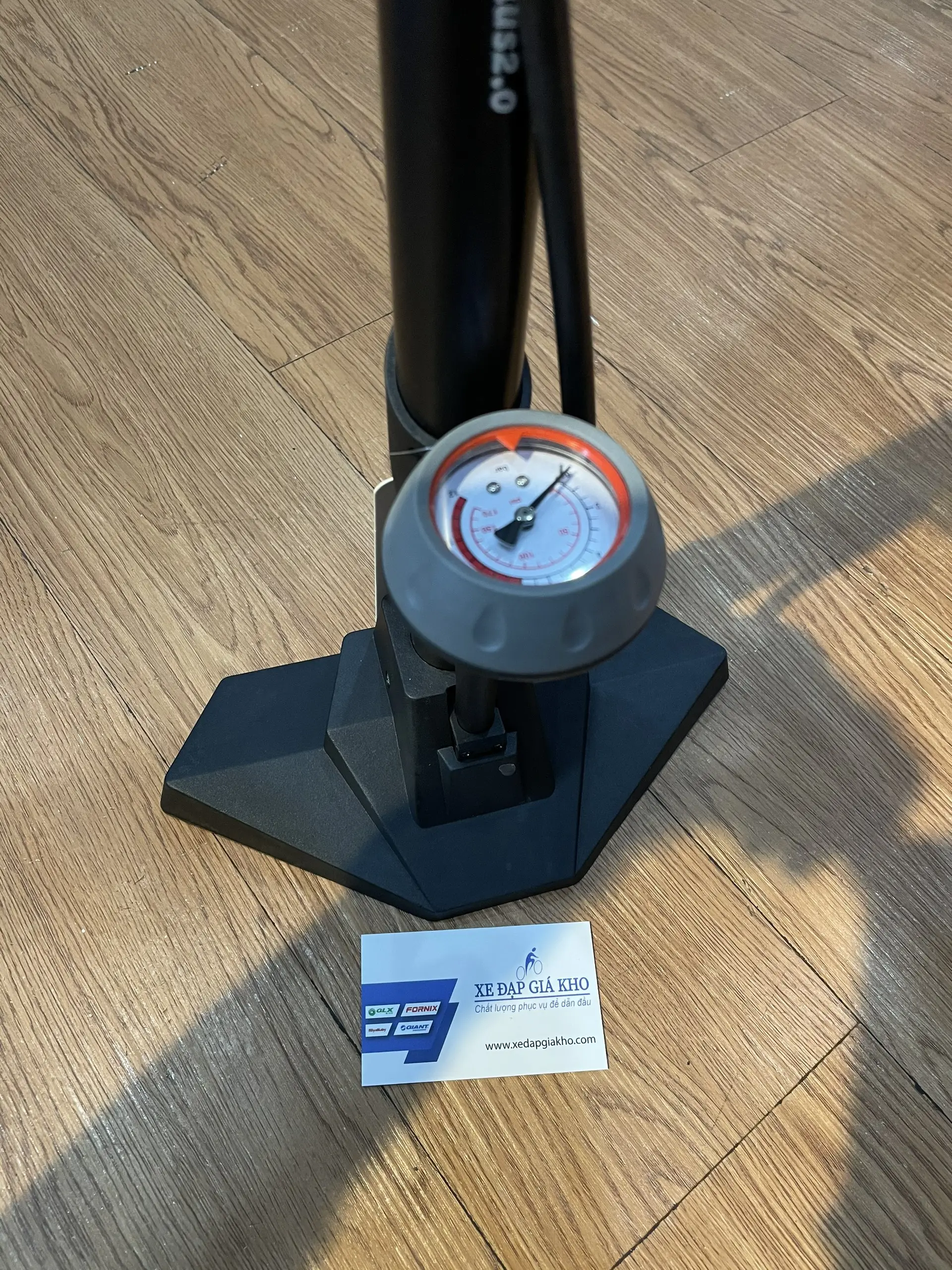 Ống Bơm Saho Có Đồng Hồ SP111 Cho Xe Đạp