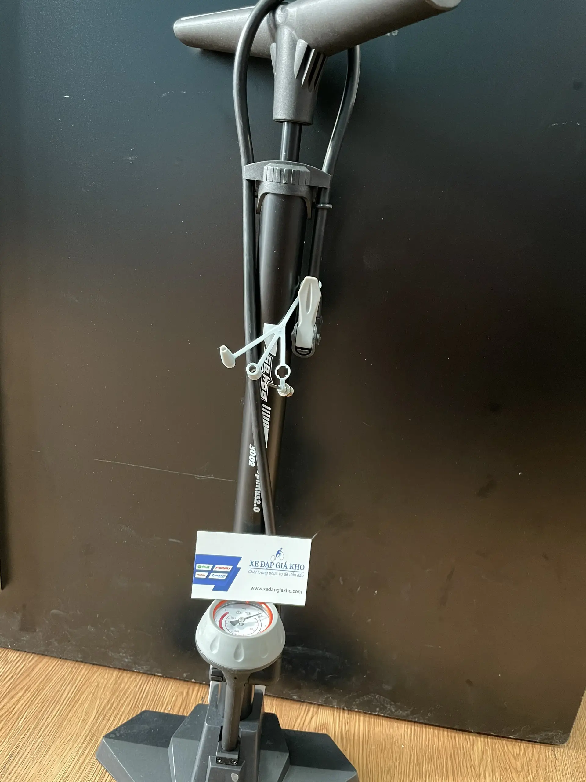 Ống Bơm Saho Có Đồng Hồ SP111 Cho Xe Đạp