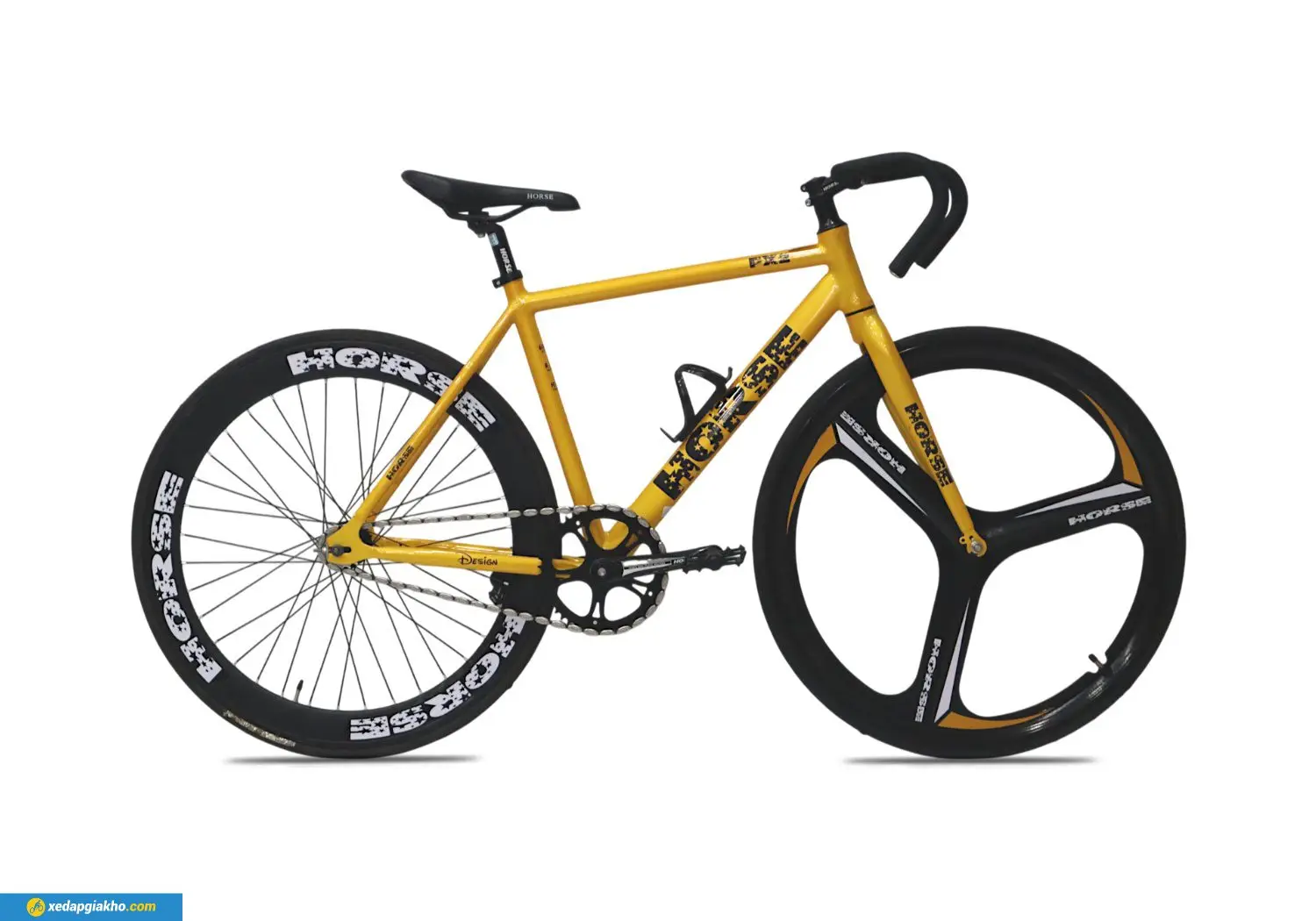 Xe Đạp Fixed Gear Life Horse Fx2 - Khung Nhôm | Phanh Vành | Giá Rẻ | Khuyến Mãi Hot
