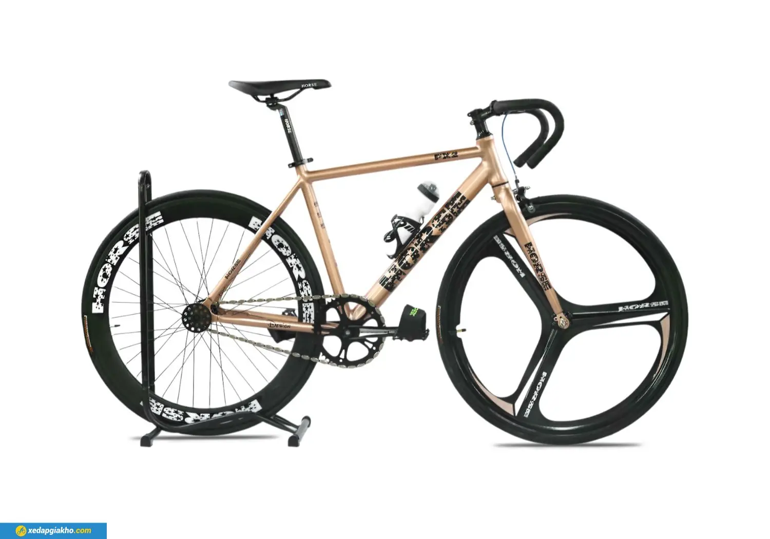 Xe Đạp Fixed Gear Life Horse Fx2 - Khung Nhôm | Phanh Vành | Giá Rẻ | Khuyến Mãi Hot
