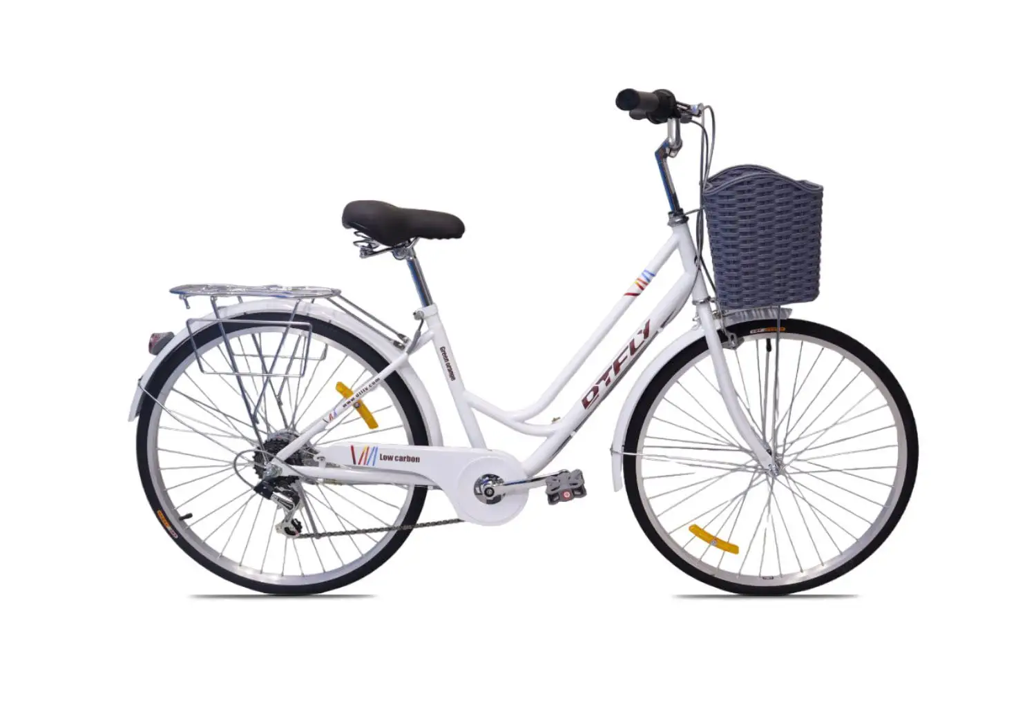 Xe Đạp Nữ DTFLY 26City càng xe cứng cáp, di chuyển nhẹ nhàng