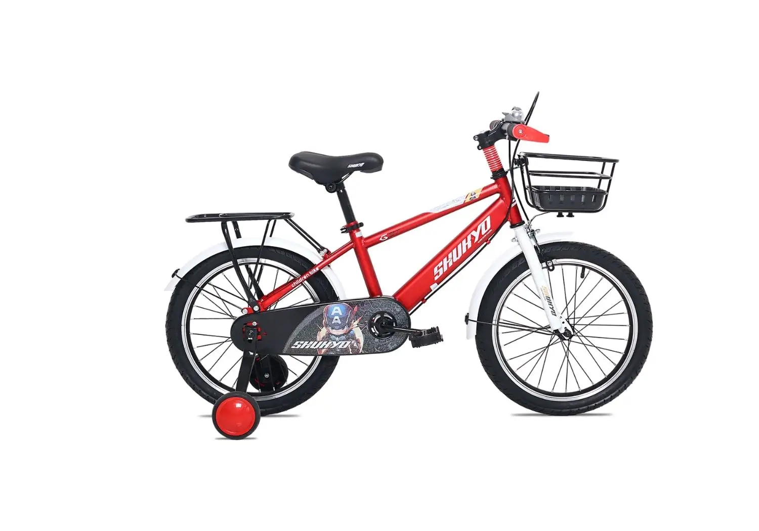 Xe Đạp Trẻ Em Bé Trai Skukyo K2 trang bị hệ thống phanh trước và sau giúp kiểm soát tốc độ an toàn và linh hoạt