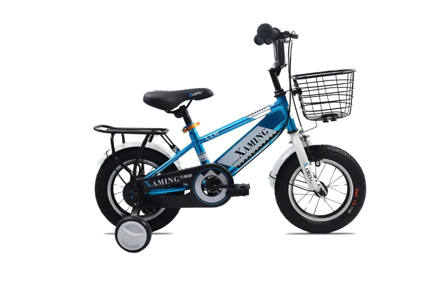 Xe đạp Xaming XM06 20 inch với thiết kế thể thao và baga sau tiện lợi, phù hợp cho các bé trai năng động