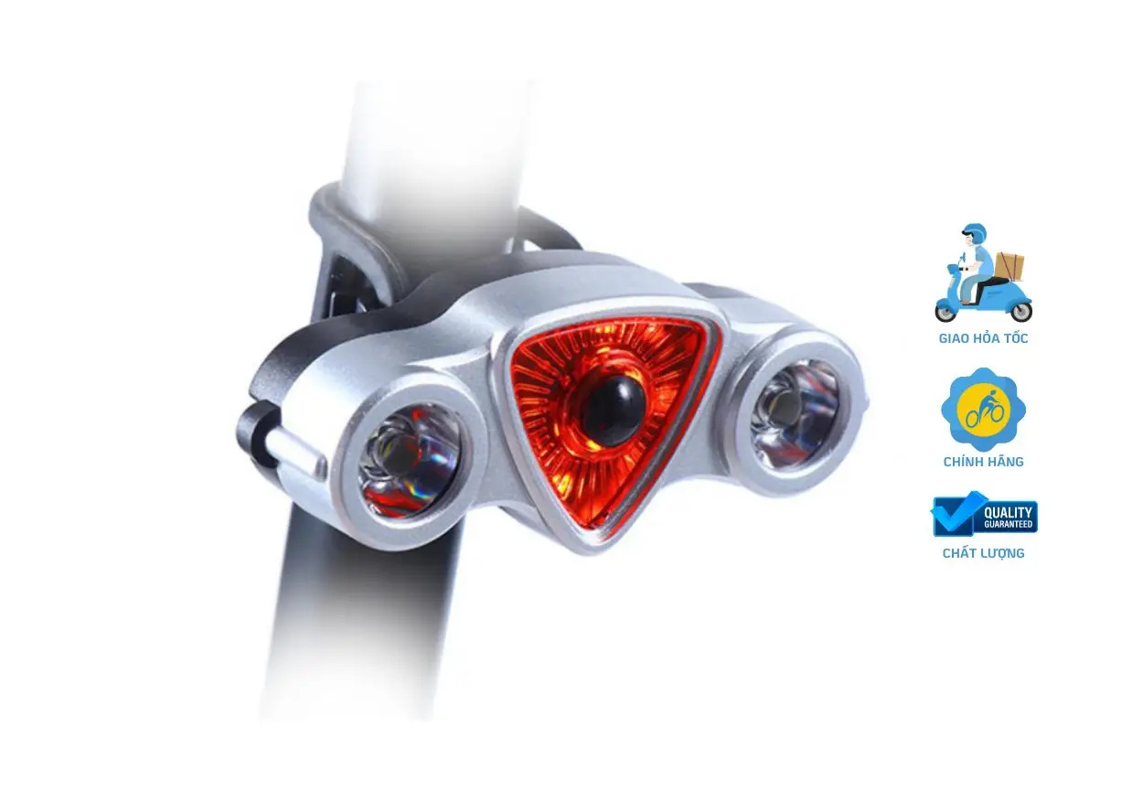 Đèn Hậu Tam Giác 7 Màu Cực Sáng