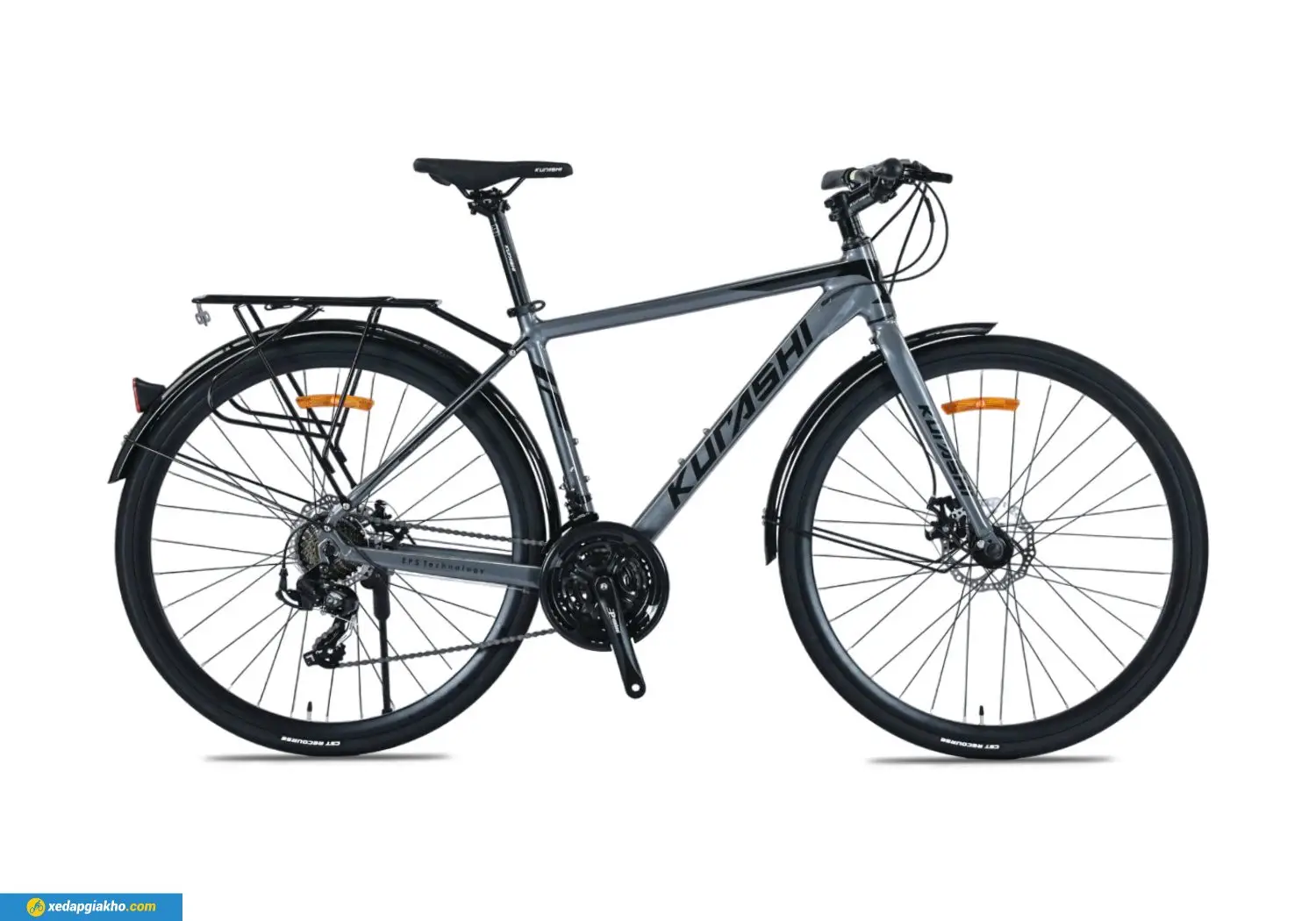 Xe Đạp Touring Kurashi Kami - Khung Nhôm | Shimano | Tay Đề Bấm