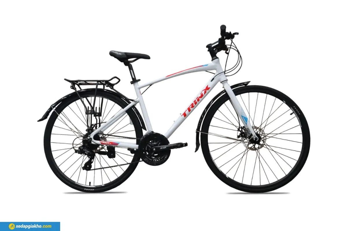 Xe Đạp Touring Trinx Free 2.4 màu trắng