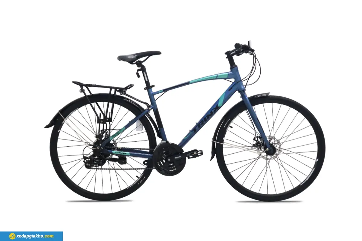 Xe Đạp Touring Trinx Free 2.4 màu xanh