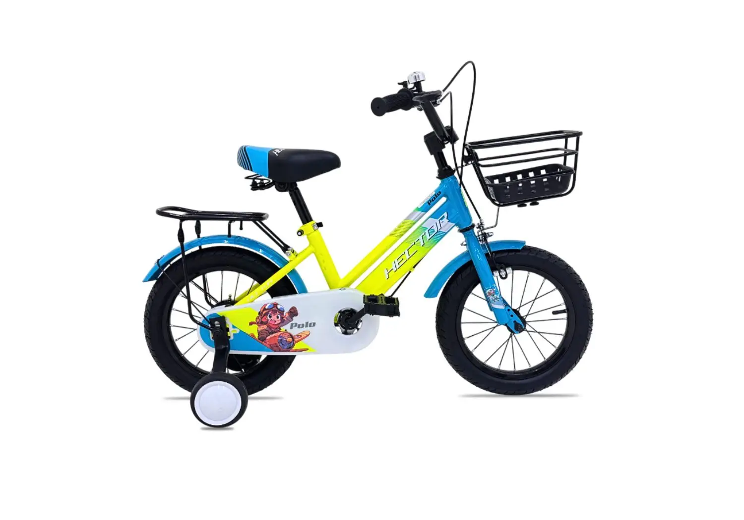 Xe Đạp Trẻ Em Bé Trai Hector Polo 14 Inch 1 Xe Đạp Trẻ Em Bé Trai Hector Polo 14 Inch