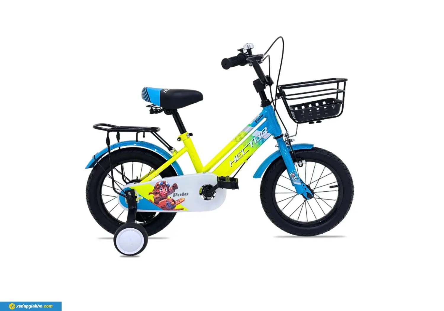 Xe Đạp Trẻ Em Bé Trai Hector Polo 14 Inch 2 Xe Đạp Trẻ Em Bé Trai Hector Polo 14 Inch