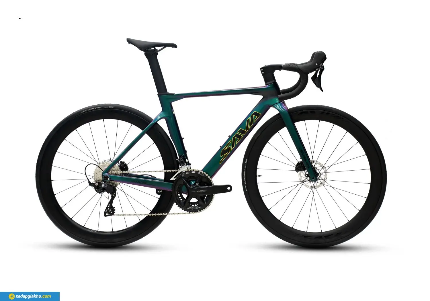 Xe Đạp Đua Sava X9.9 R7120 - Khung Carbon, Shimano 105 8 Xe Đạp Đua Sava X9.9 R7120 - Khung Carbon, Shimano 105