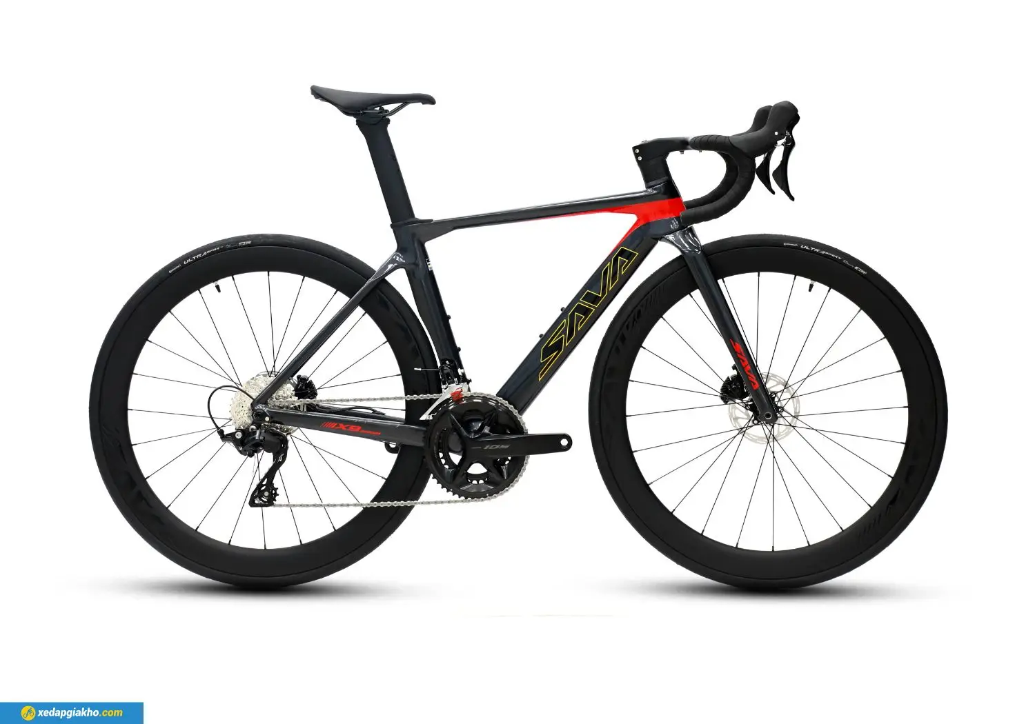 Xe Đạp Đua Sava X9.9 R7120 - Khung Carbon, Shimano 105 7 Xe Đạp Đua Sava X9.9 R7120 - Khung Carbon, Shimano 105