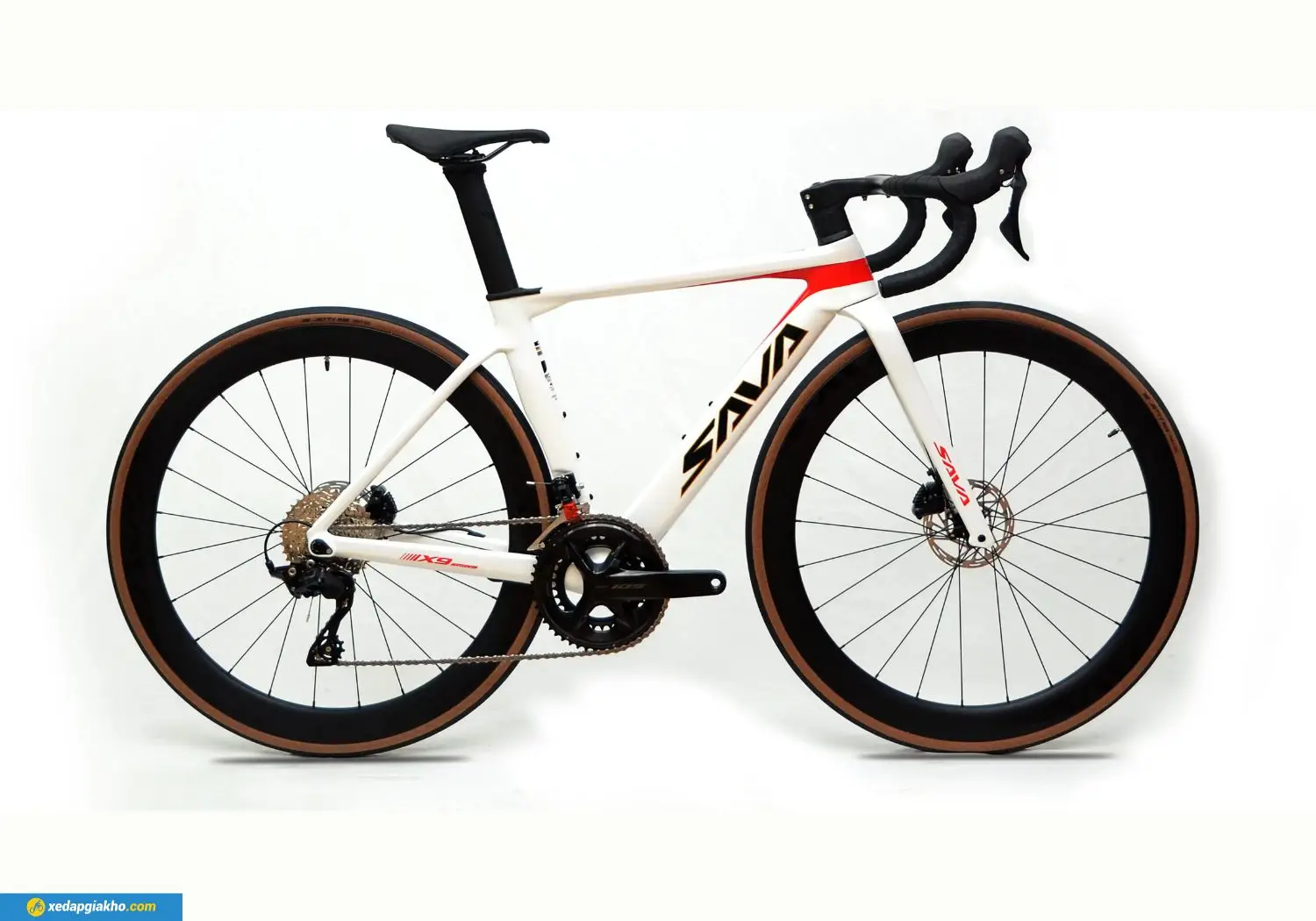 Xe Đạp Đua Sava X9.9 R7120 - Khung Carbon, Shimano 105 5 Xe Đạp Đua Sava X9.9 R7120 - Khung Carbon, Shimano 105
