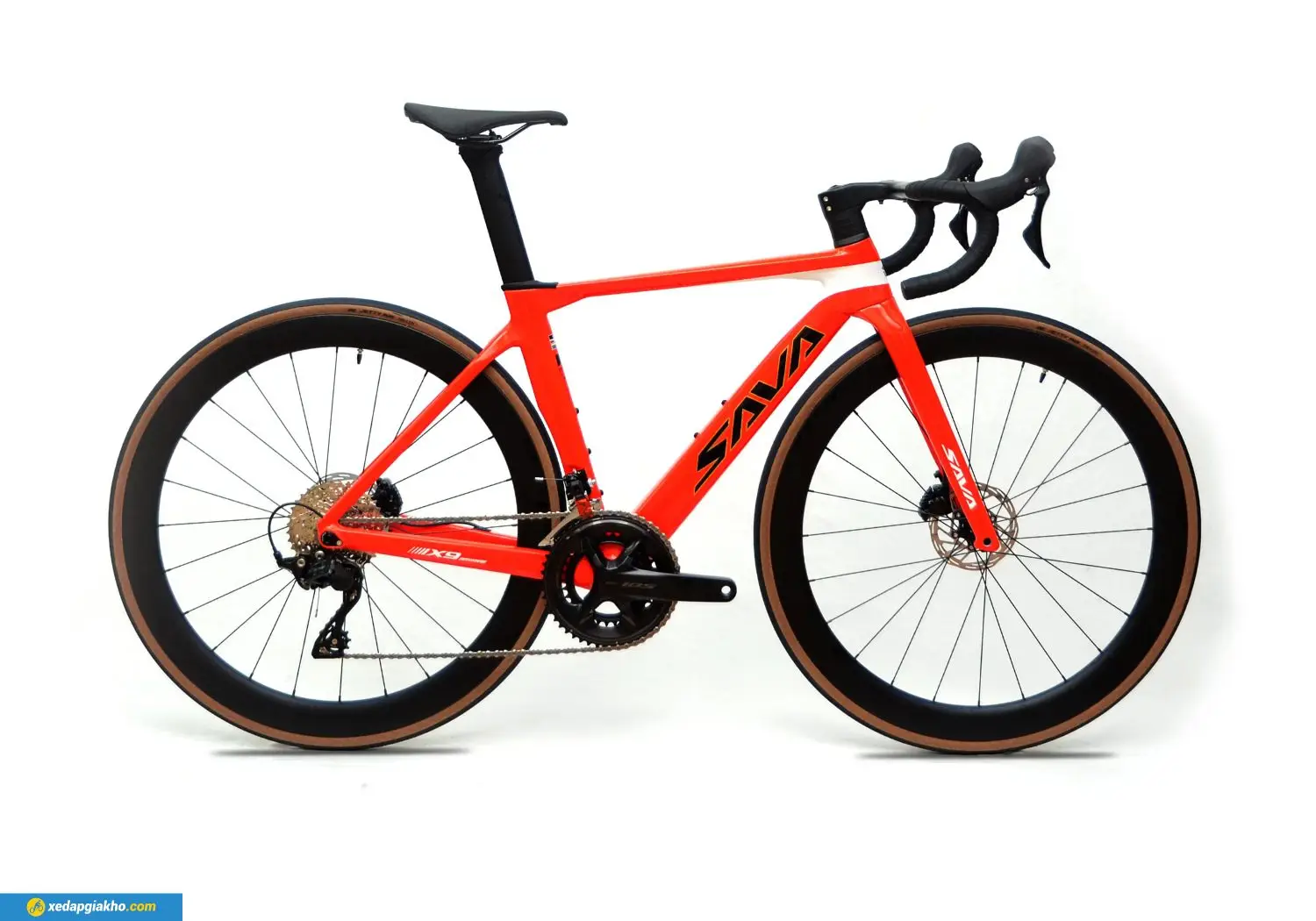 Xe Đạp Đua Sava X9.9 R7120 - Khung Carbon, Shimano 105 4 Xe Đạp Đua Sava X9.9 R7120 - Khung Carbon, Shimano 105