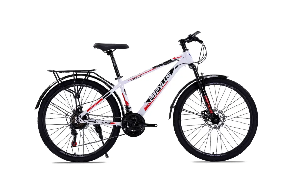 Xe Đạp Địa Hình MTB Papylus PZ4 26 Inch màu trắng đỏ