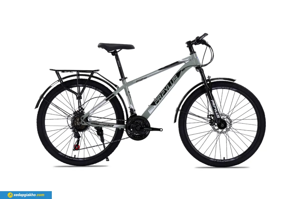 Xe Đạp Địa Hình MTB Papylus PZ4 26 Inch màu xám đen