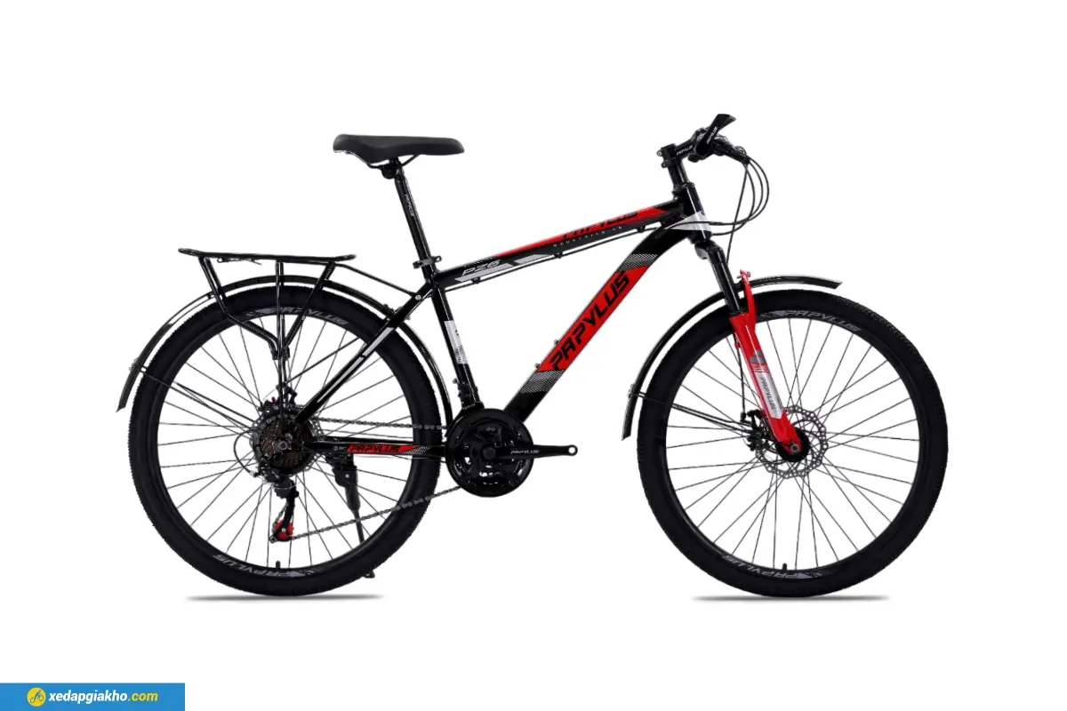 Xe Đạp Địa Hình MTB Papylus PZ6 26 Inch màu đen đỏ
