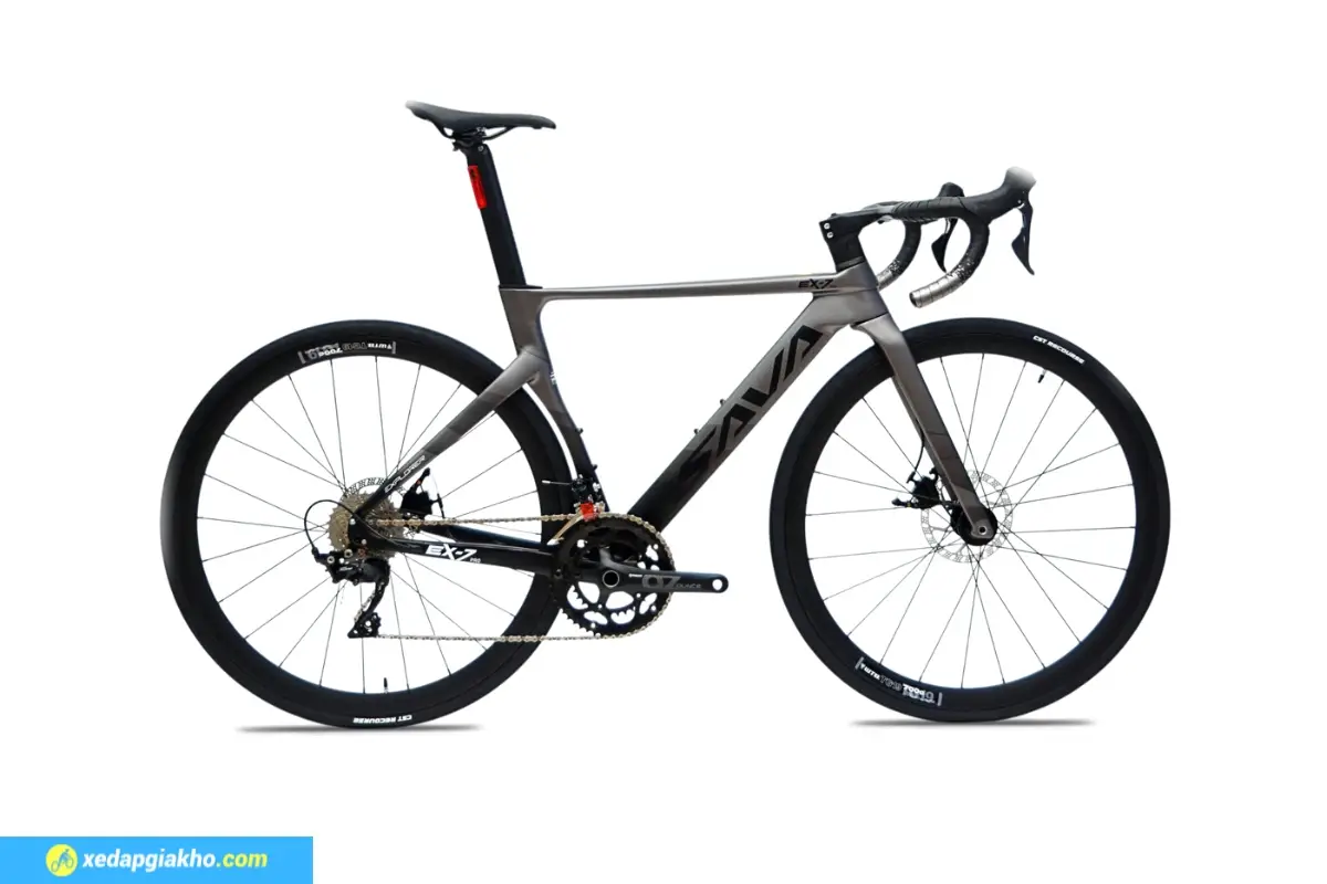 Xe Đạp Đua Sava EX7 Pro 7000S màu xám