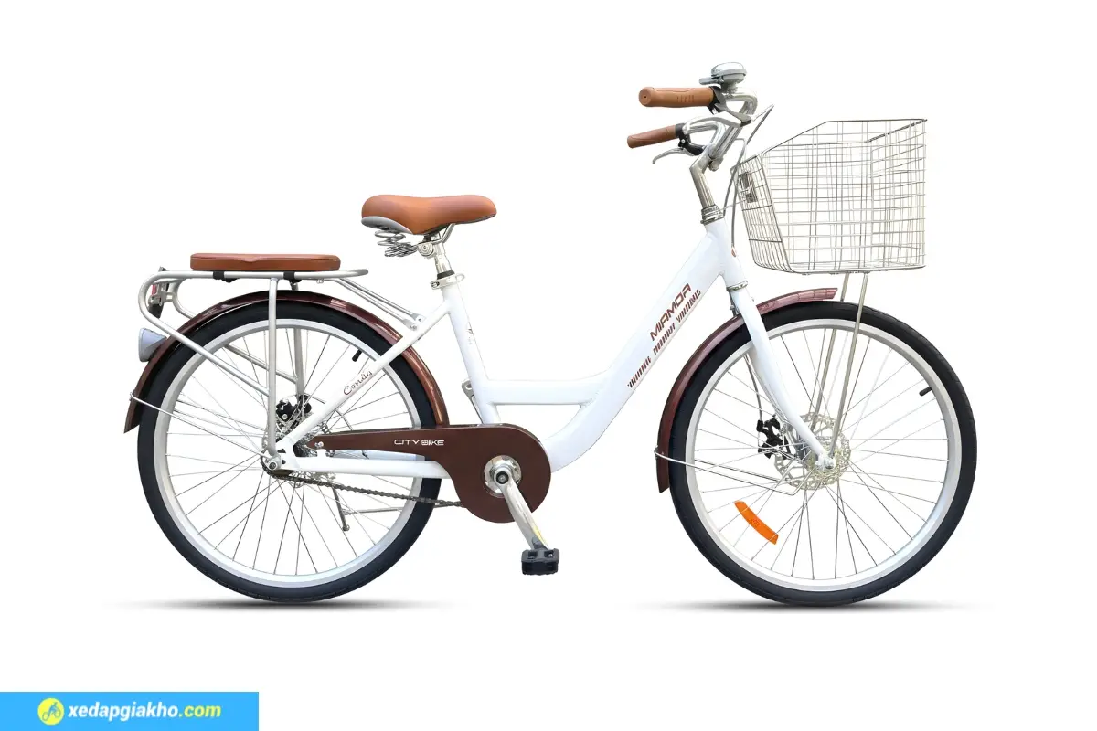 Xe Đạp Nữ Miamor Candy 24 Inch Màu Trắng