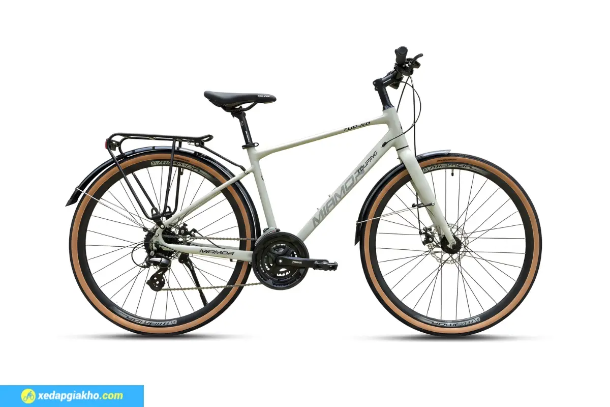 Xe Đạp Touring Miamor 700C Màu Xám Xi Măng