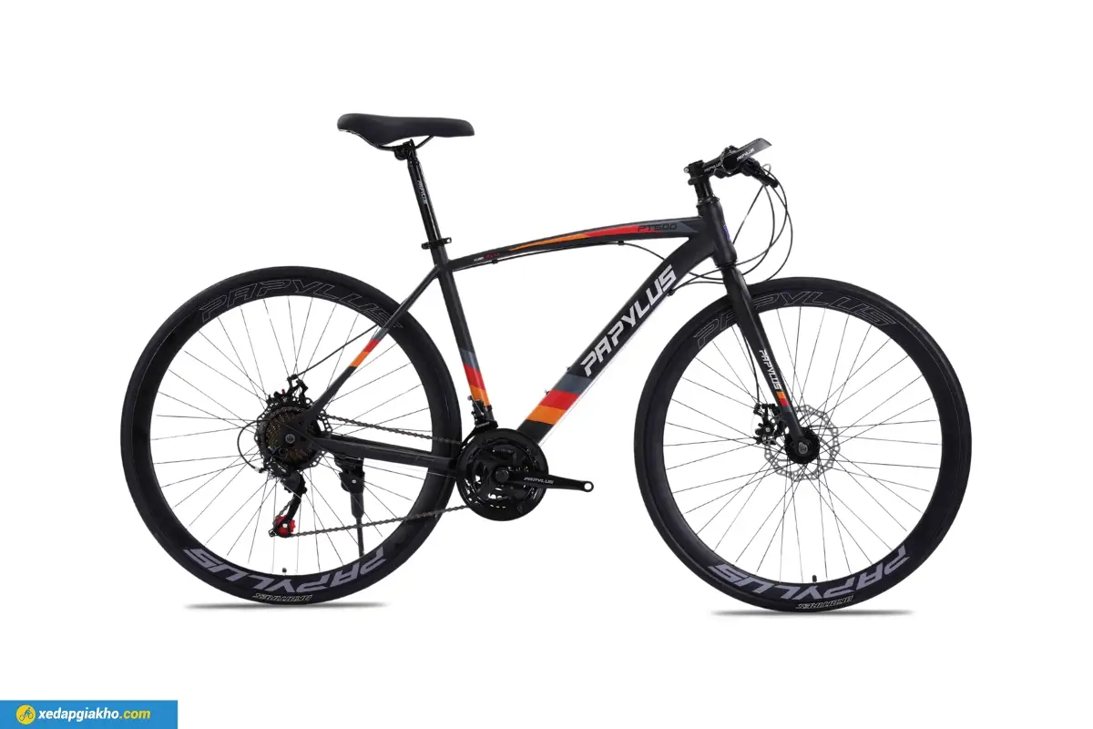Xe Đạp Touring Papylus PT500 màu đen đỏ