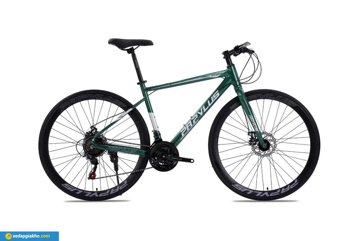 Xe Đạp Touring Papylus PT600 màu xanh lá đậm