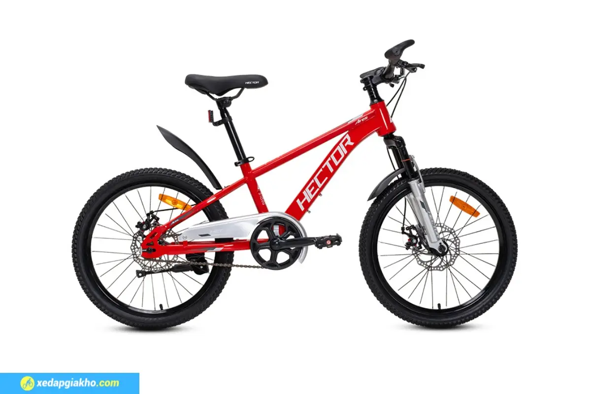 Xe Đạp Trẻ Em Bé Trai Hector Ares 20 Inch màu đỏ