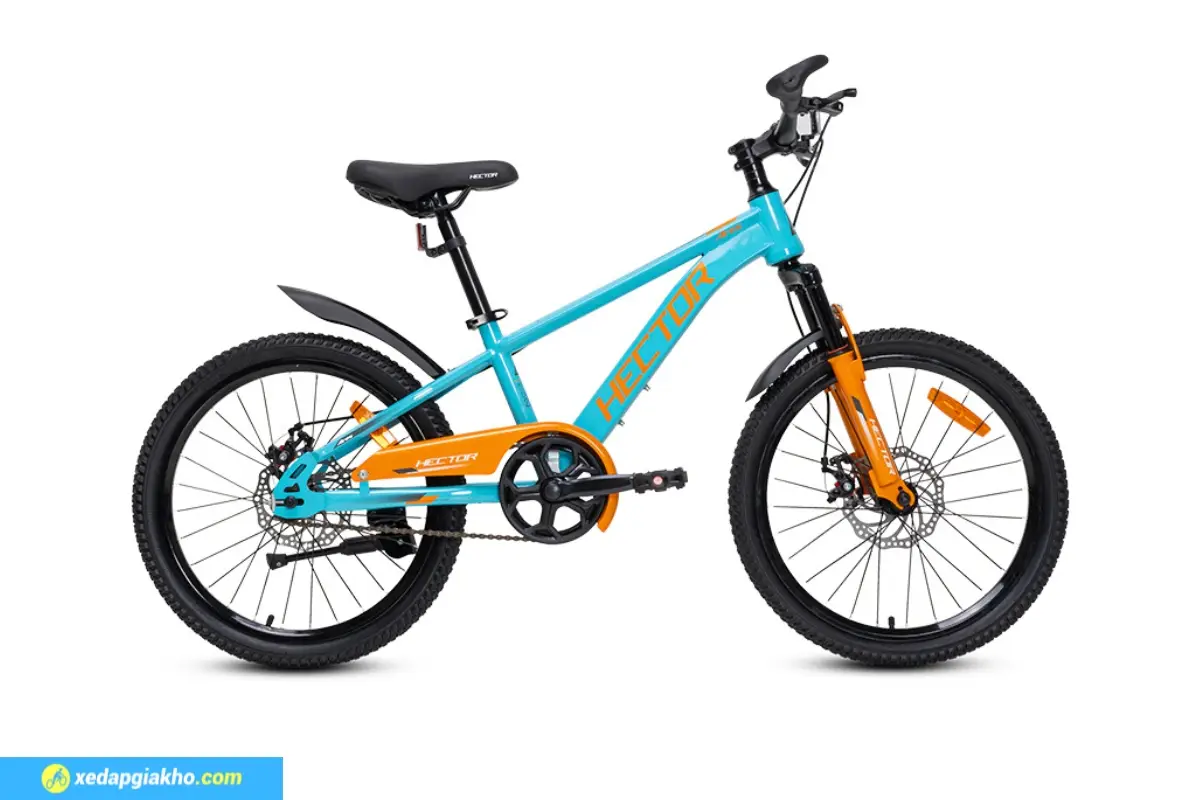 Xe Đạp Trẻ Em Bé Trai Hector Ares 20 Inch màu xanh