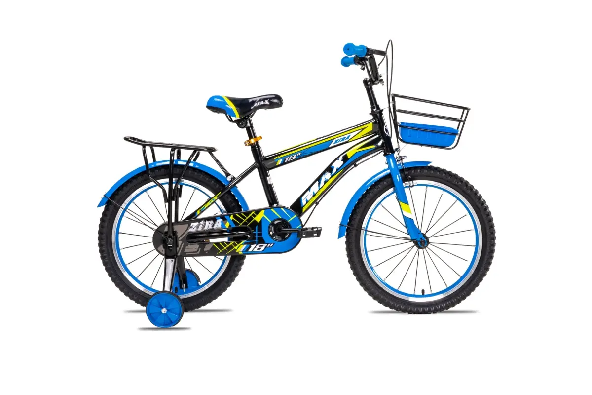 Xe Đạp Trẻ Em Bé Trai Max Bike Zira 2 18 Inch xanh dương