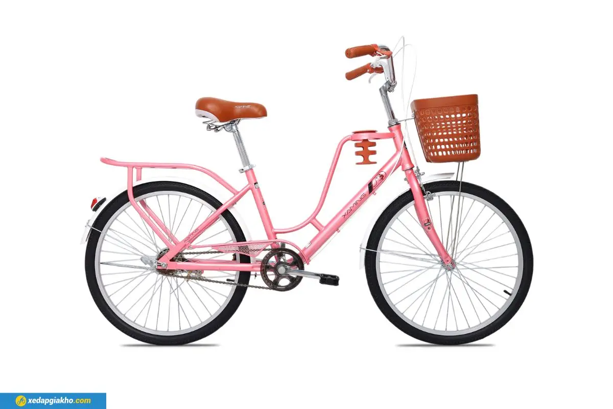 Xe Đạp Nữ Xaming Mini 2 26 Inch Hồng