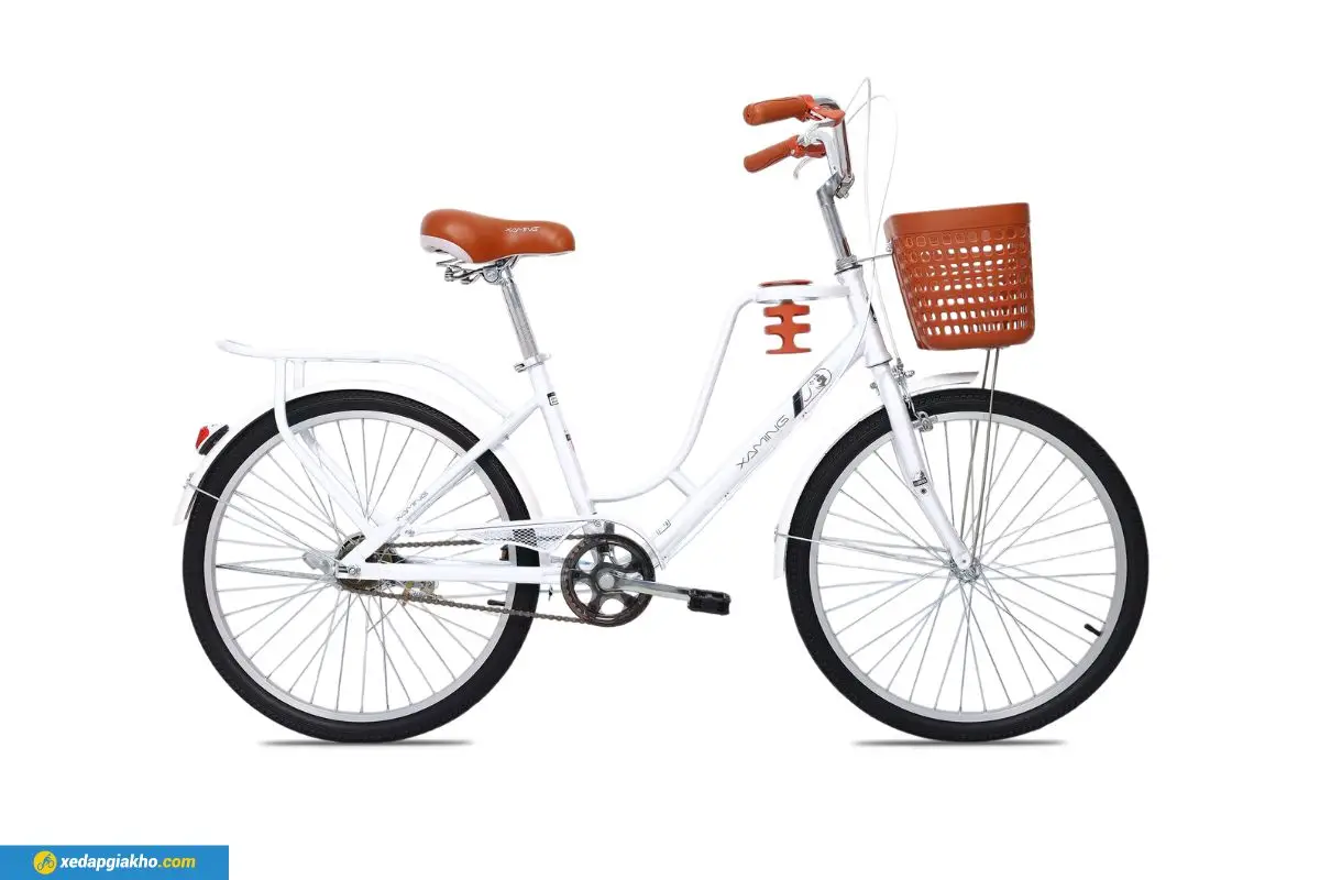 Xe Đạp Nữ Xaming Mini 2 26 Inch Trắng