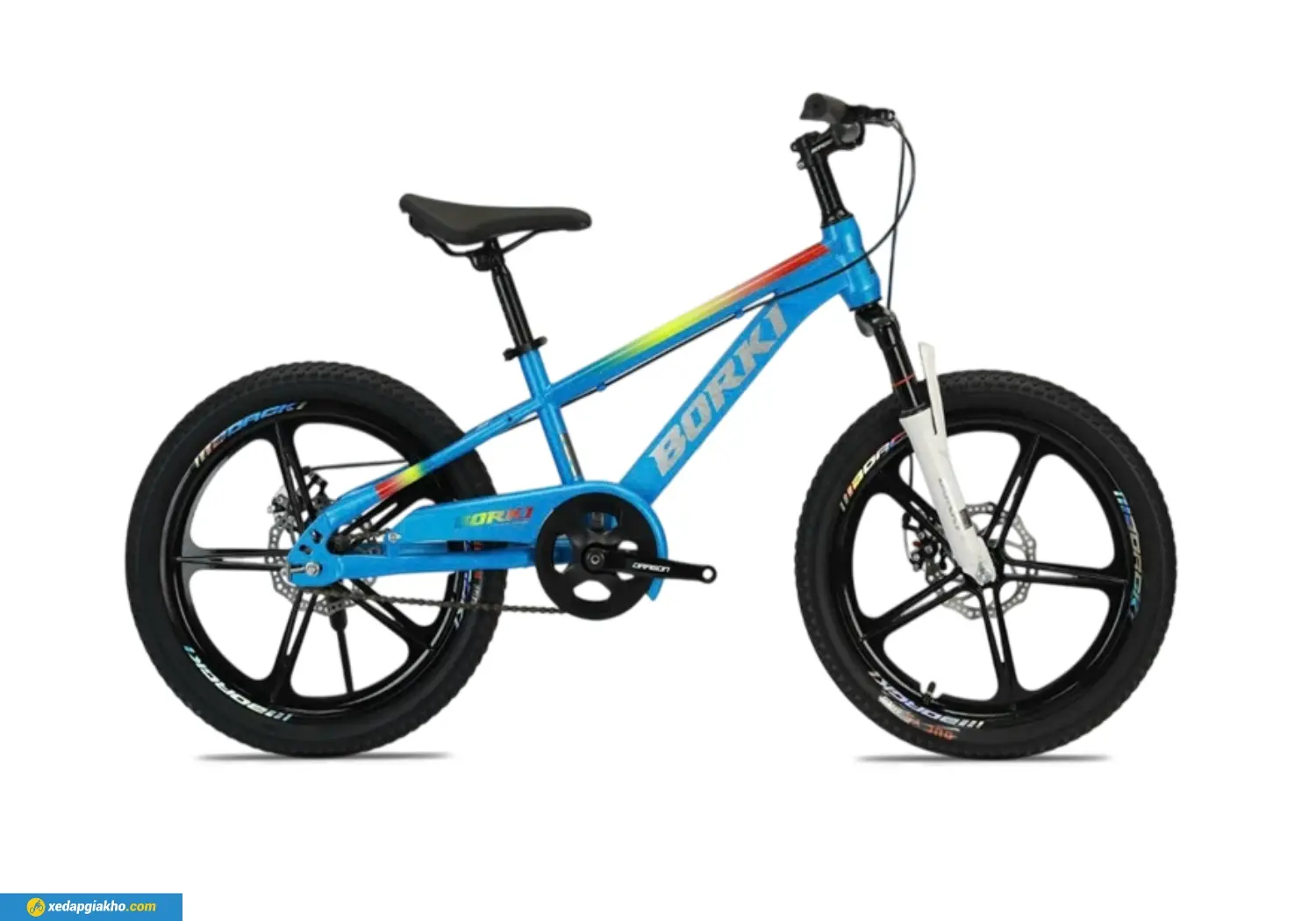 Xe Đạp Trẻ Em Bé Trai Borgki Vành Đúc 22 Inch