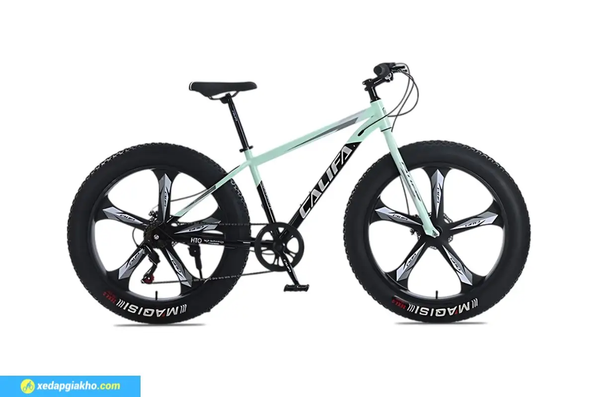 Xe Đạp Bánh Béo Califa Fat X3 26 inch màu xanh lá