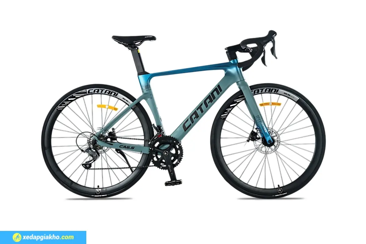 Xe Đạp Đua Catani 6.5 - Khung Nhôm, Shimano Claris 3 Xe Đạp Đua Catani 6.5 Màu Xanh Dương