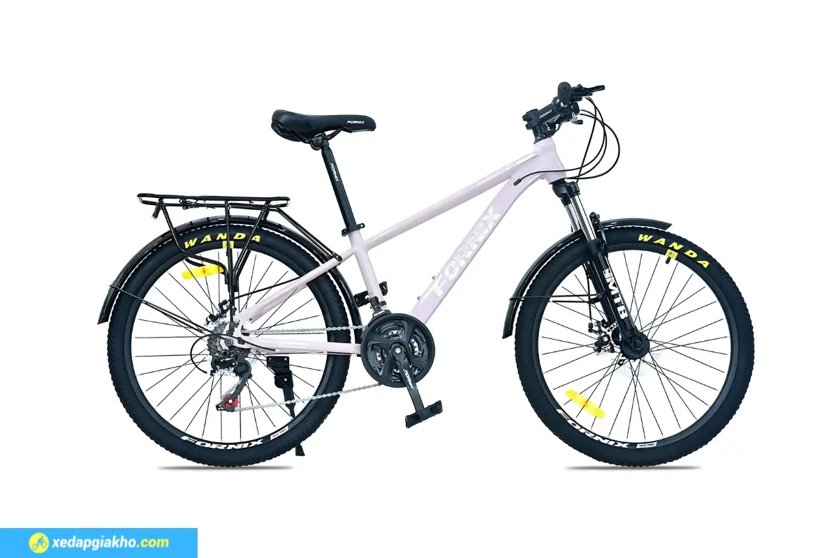 Xe Đạp Địa Hình MTB Fornix KM24 24 inch 7 Xe Đạp Địa Hình Fornix Km24-Hồng