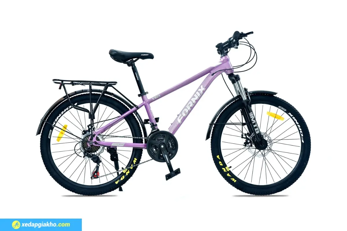 Xe Đạp Địa Hình MTB Fornix KM24 24 inch 6 Xe Đạp Địa Hình Fornix Km24-Tím