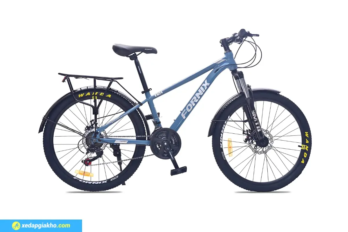 Xe Đạp Địa Hình MTB Fornix KM24 24 inch 2 Xe Đạp Địa Hình Fornix Km24-Xám Bạc