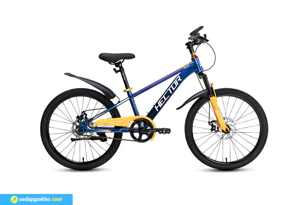 Xe Đạp Địa Hình Trẻ Em Hector Ares 3 22 Inch màu xanh mực