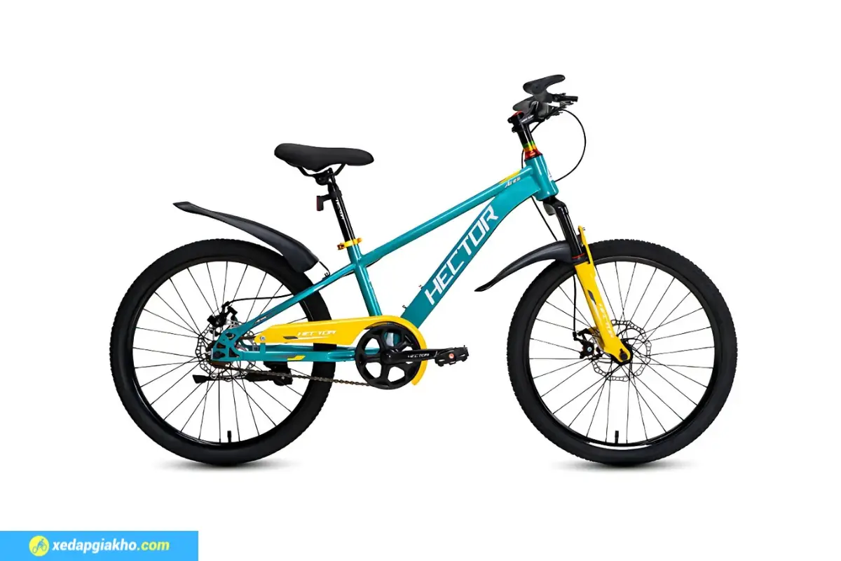 Xe Đạp Địa Hình Trẻ Em Hector Ares 3 22 Inch màu xanh