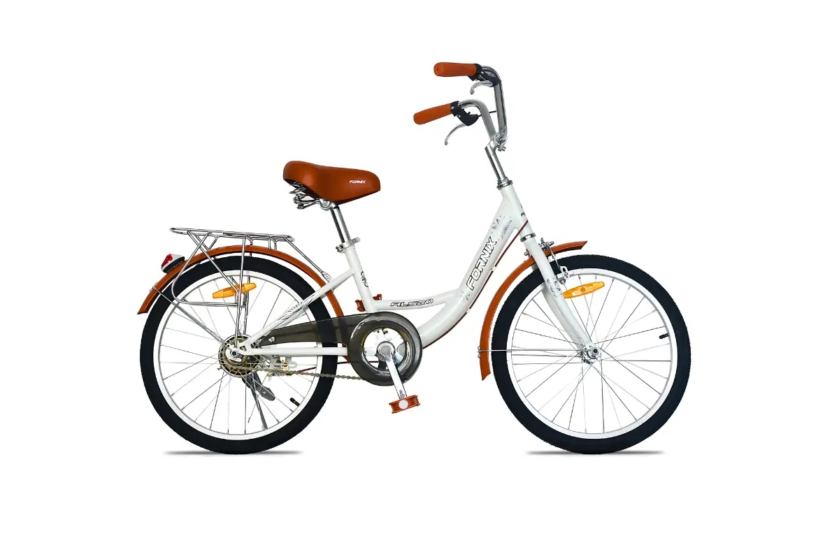 Xe đạp trẻ em bé gái Fornix ALS20 màu trắng