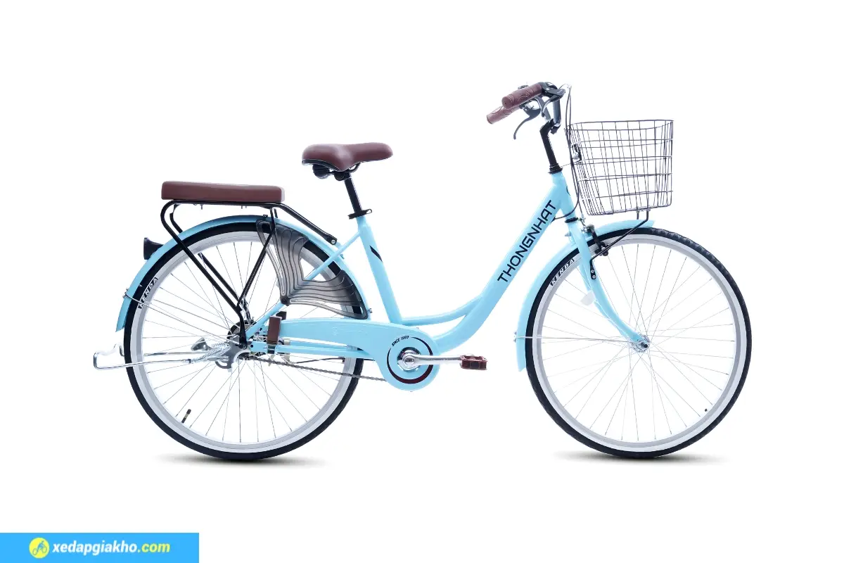 Xe Đạp Nữ Thống Nhất LD 26 Inch Màu Xanh Mint