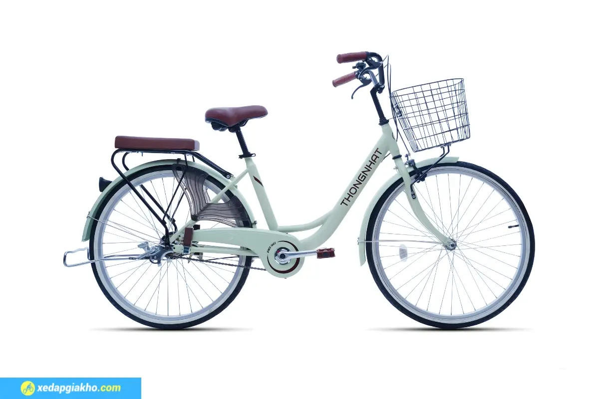 Xe Đạp Nữ Thống Nhất LD 26 Inch Màu Xanh Pastel