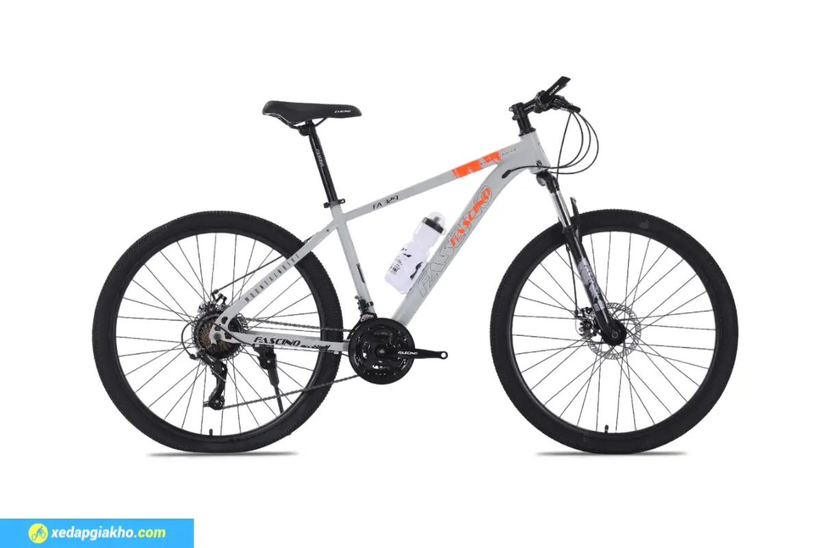 Xe Đạp Địa Hình MTB Fascino 329 27.5 Inch Màu Ghi Cam