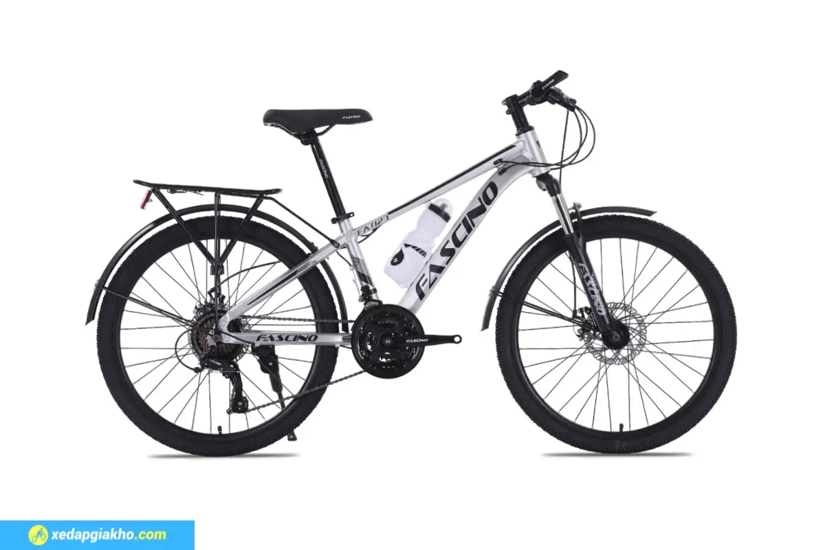 Xe Đạp Địa Hình MTB Fascino 423 24 Inch 2 Xe Đạp Địa Hình MTB Fascino 423 24 Inch Màu Bạc Đen