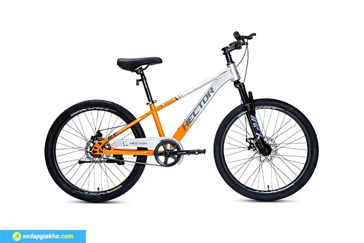 Xe Đạp Địa Hình MTB Hector Look 24 Inch Màu Bạc Cam