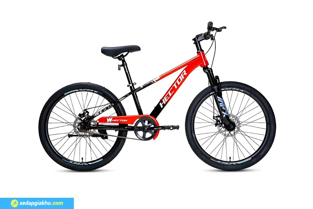 Xe Đạp Địa Hình MTB Hector Look 24 Inch Màu Đen Đỏ