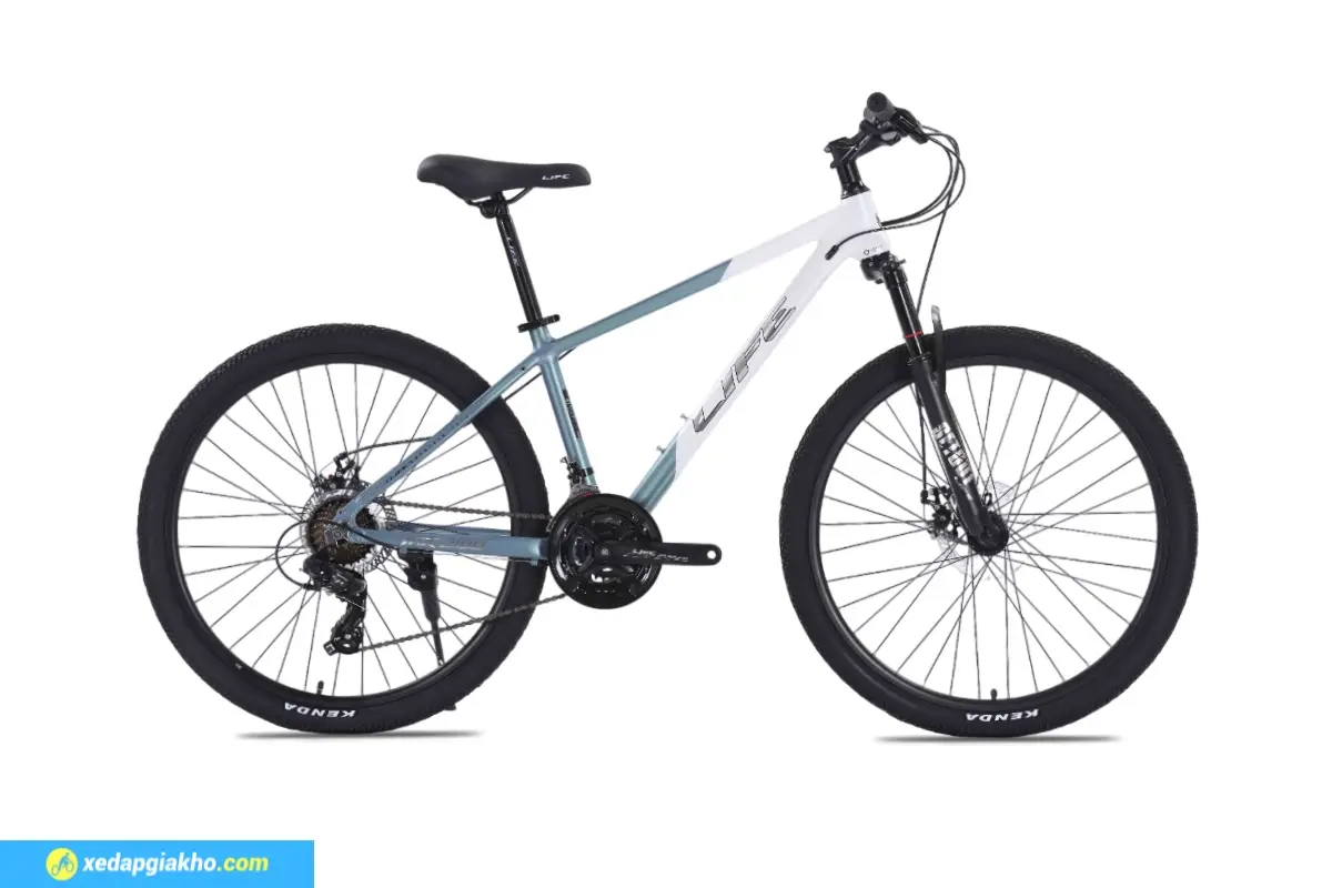 Xe Đạp Địa Hình MTB Life MX2100 26 Inch 6 Xe Đạp Địa Hình MTB Life MX2100 26 Inch Đổi Màu Trắng
