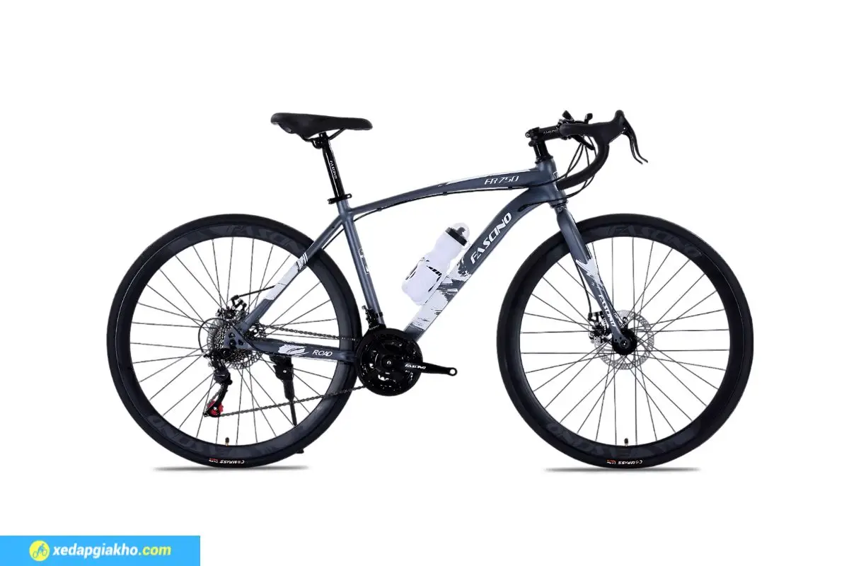 Xe Đạp Đua Fascino FR750 Ghi Trắng