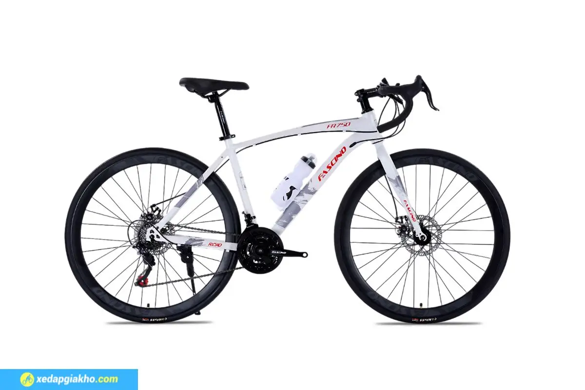 Xe Đạp Đua Fascino FR750 Trắng Đỏ