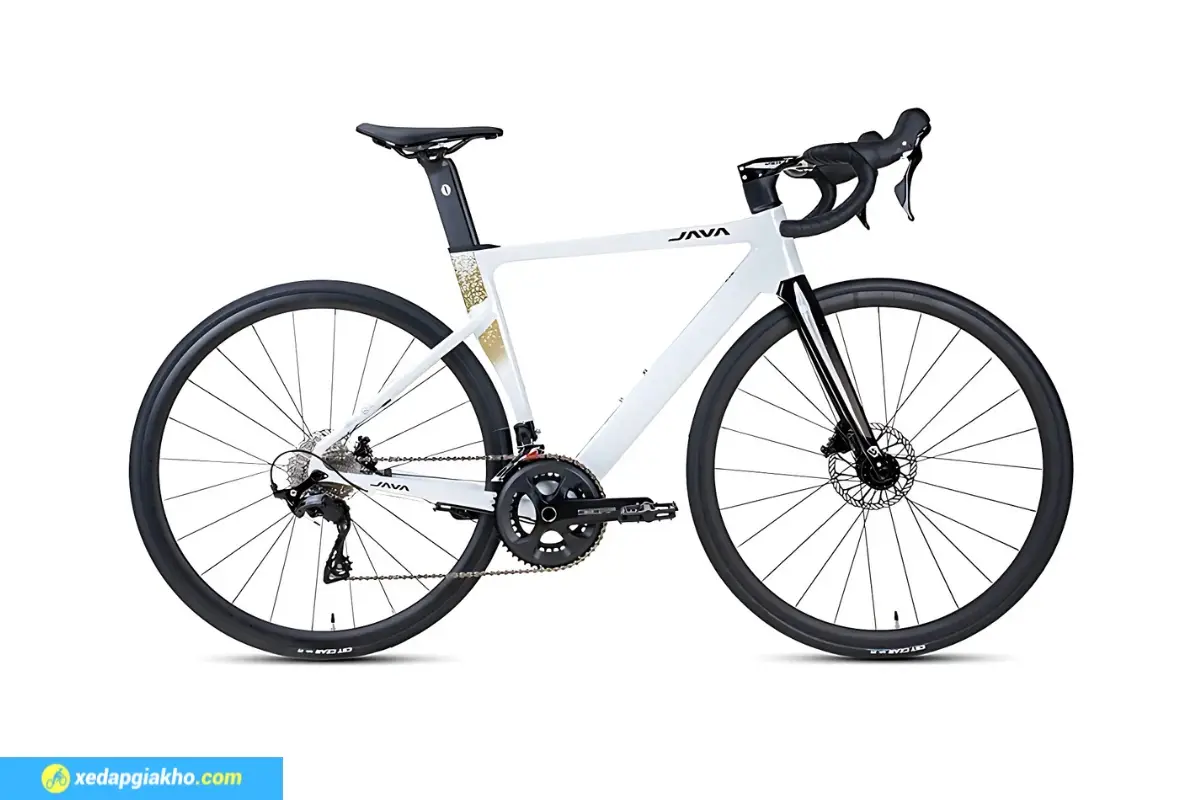 Xe Đạp Đua Java Siluro 6 RX Màu Trắng Vàng Đen - Phiên bản cao cấp